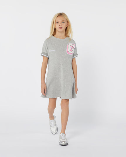 Gray Logo Dress