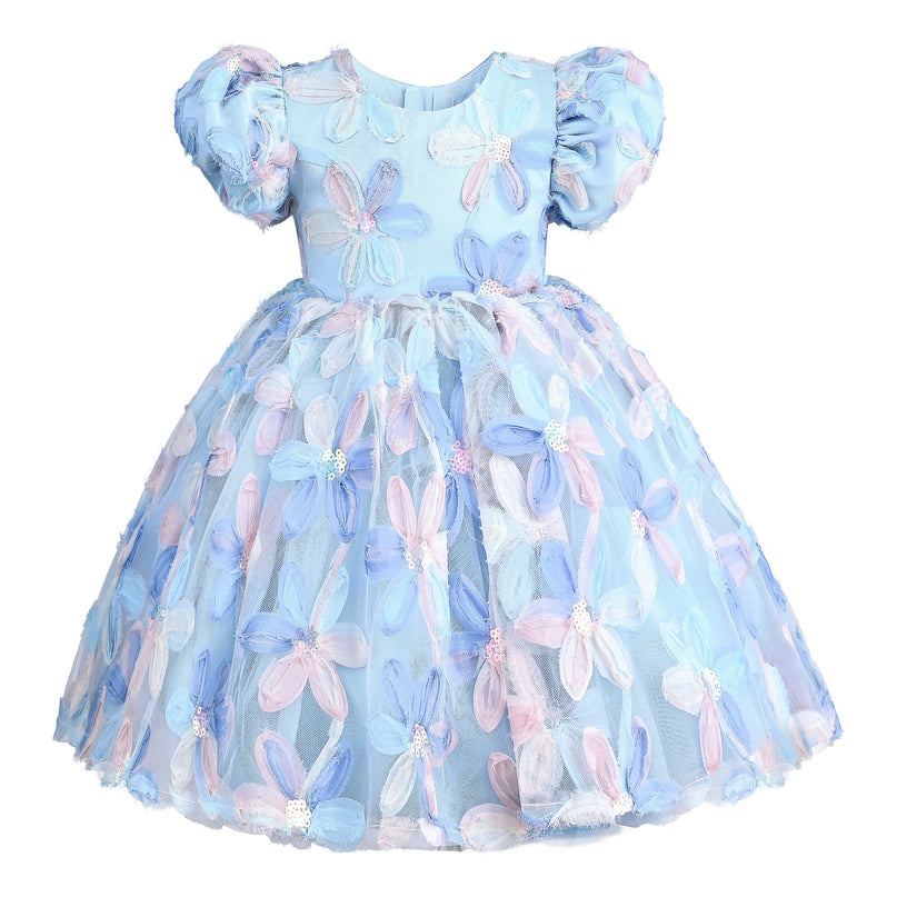 Blue Daisy Party Dress