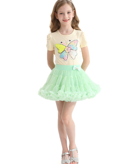 Multicolor Abbey Butterfly Skirt Outfit