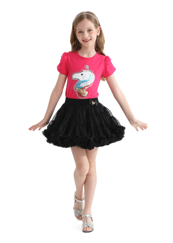 Multicolor Ramona Unicorn Skirt Outfit