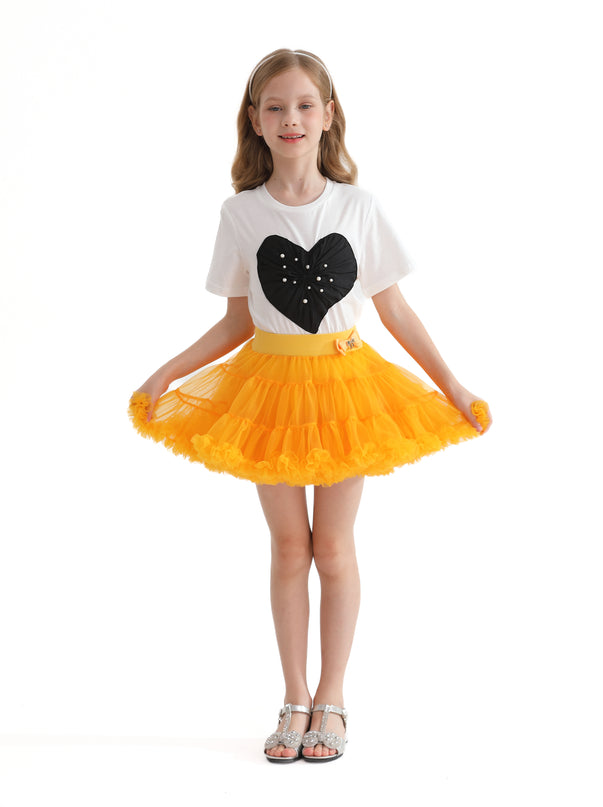 Multicolor Haley Heart Skirt Outfit