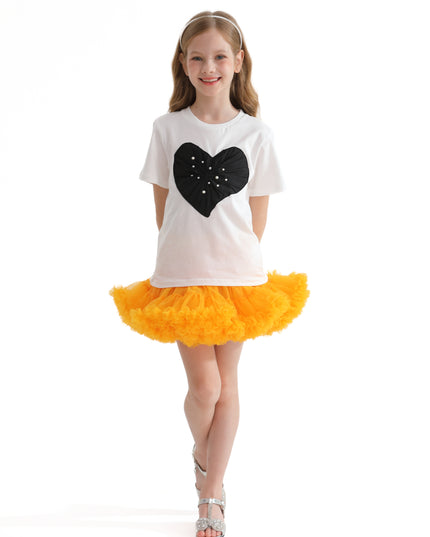 Multicolor Haley Heart Skirt Outfit