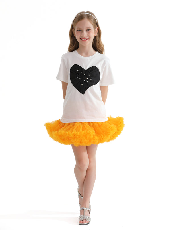 Multicolor Haley Heart Skirt Outfit