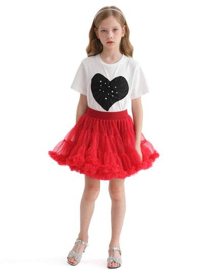 Multicolor Avalon Heart Skirt Outfit