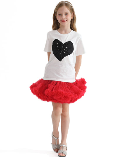 Multicolor Avalon Heart Skirt Outfit