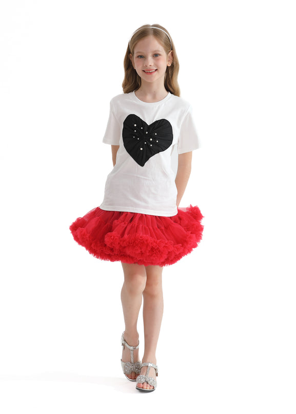 Multicolor Avalon Heart Skirt Outfit