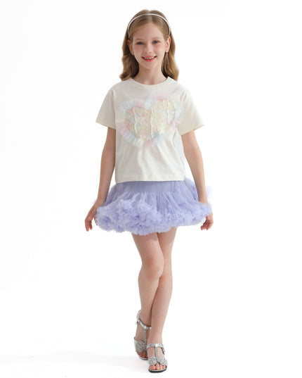 Multicolor Briona Heart Skirt Outfit