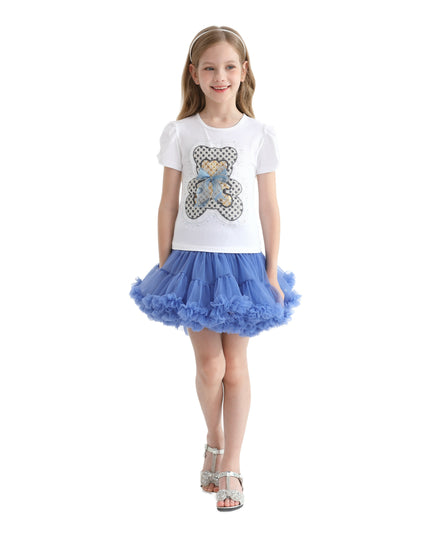 Multicolor Natalie Bear Skirt Outfit