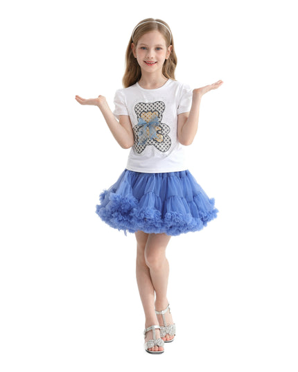 Multicolor Natalie Bear Skirt Outfit