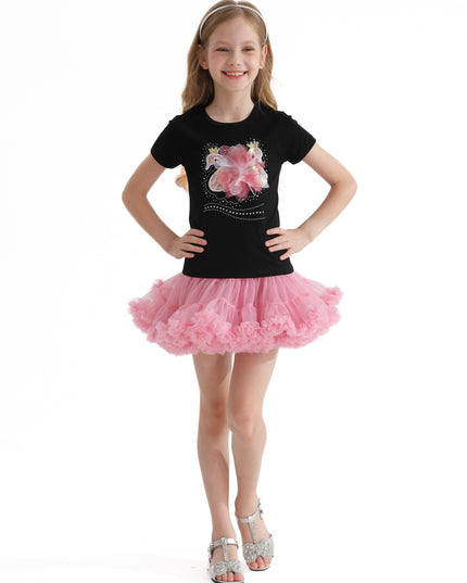 Black Swan Applique T-Shirt