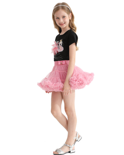 Multicolor Kirby Swan Skirt Outfit