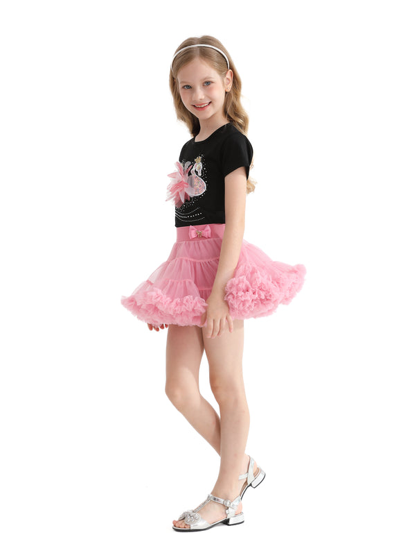 Multicolor Kirby Swan Skirt Outfit