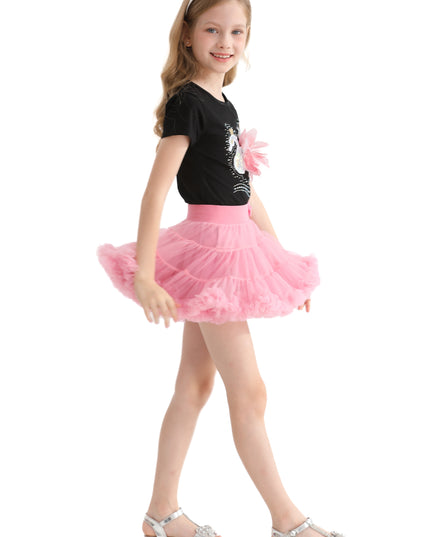 Multicolor Kirby Swan Skirt Outfit