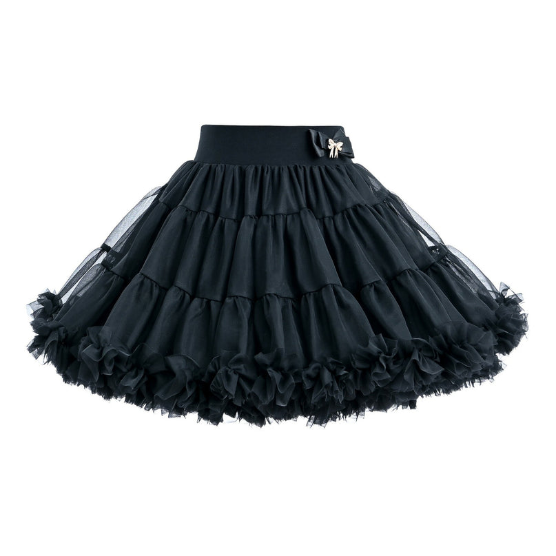 Black Bow Tulle Skirt