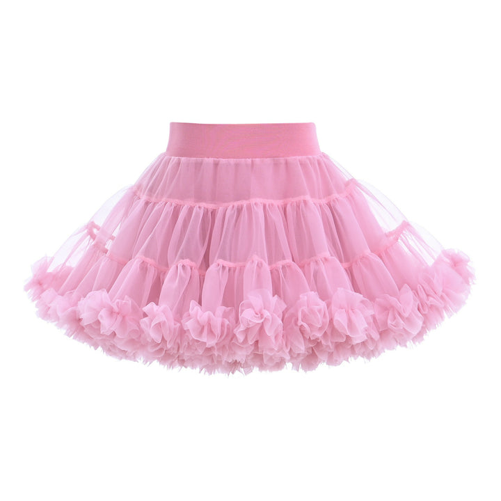 Pink Pastel Bow Tulle Skirt