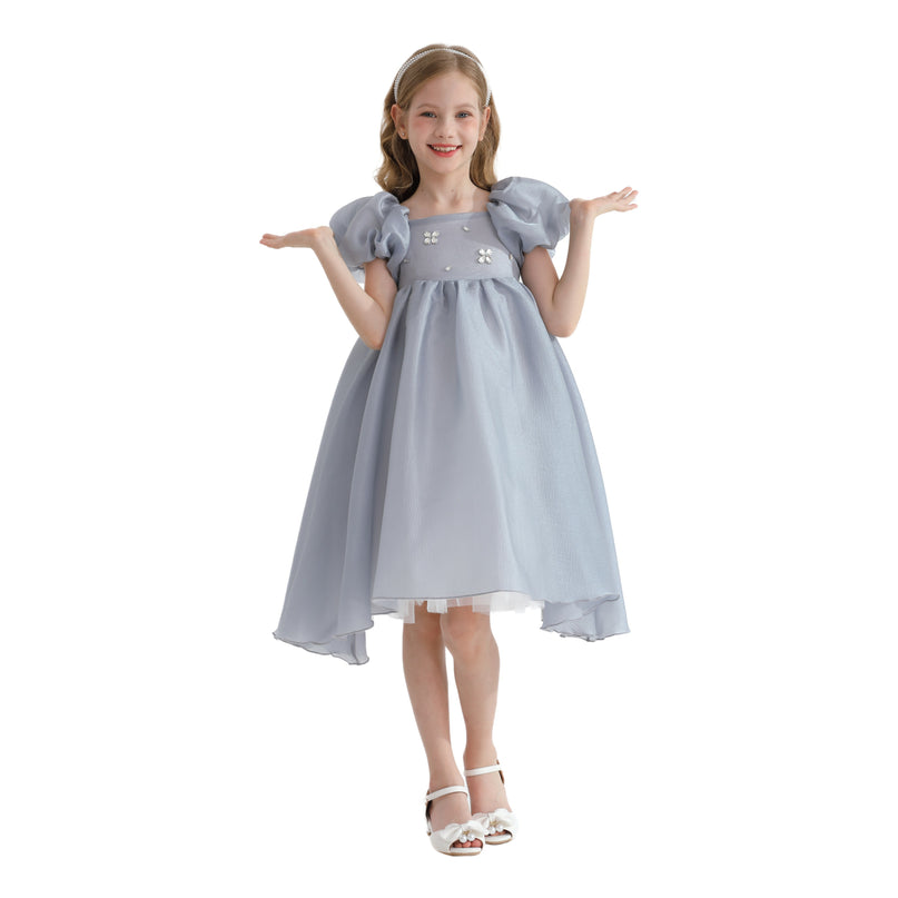 Gray Janelle Applique Teacup Gown