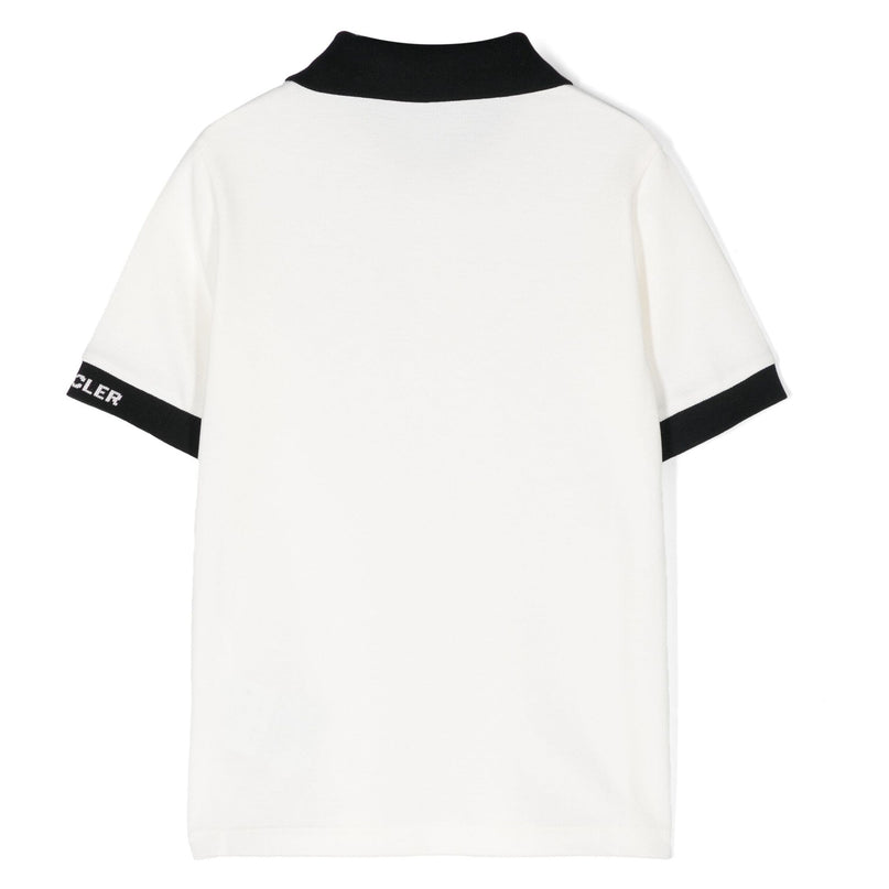 White Cotton Polo Shirt