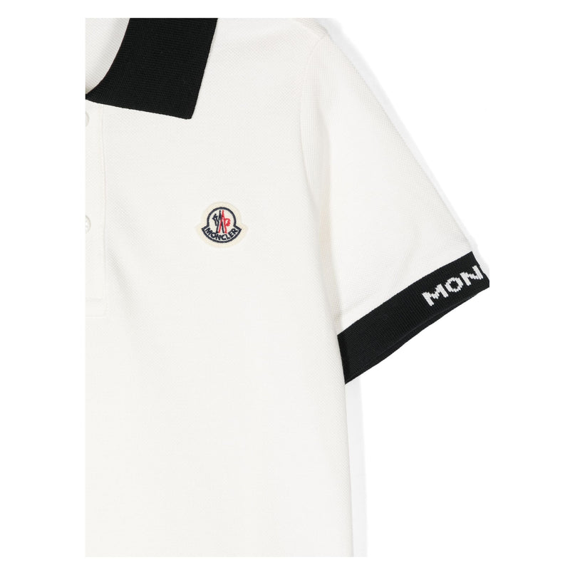 White Cotton Polo Shirt