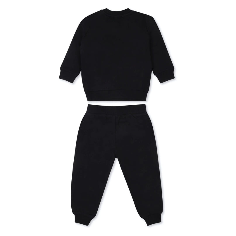 Black Teddy Bear Logo Tracksuit