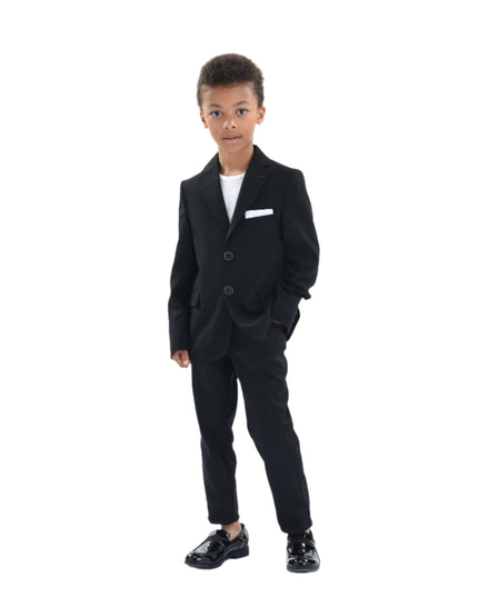 kids-atelier-moustache-kid-boy-baby-black-twill-peak-lapel-blazer-22m20-black