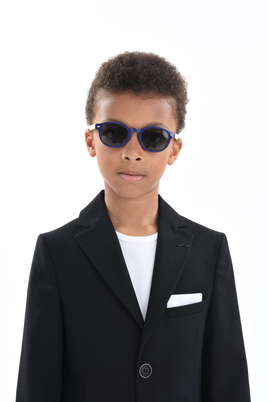 kids-atelier-moustache-kid-boy-baby-black-twill-peak-lapel-blazer-22m20-black