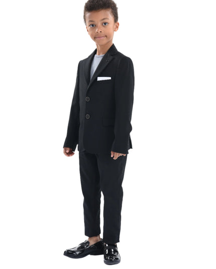 kids-atelier-moustache-kid-boy-baby-black-twill-peak-lapel-blazer-22m20-black