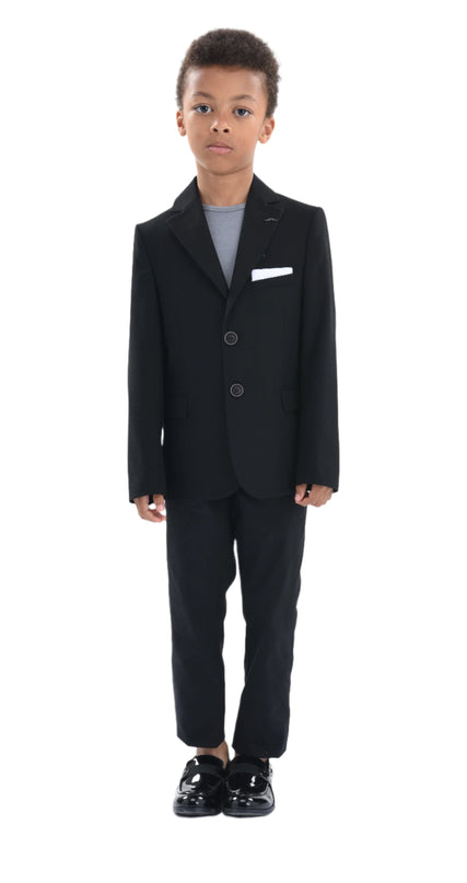 kids-atelier-moustache-kid-boy-baby-black-twill-peak-lapel-blazer-22m20-black