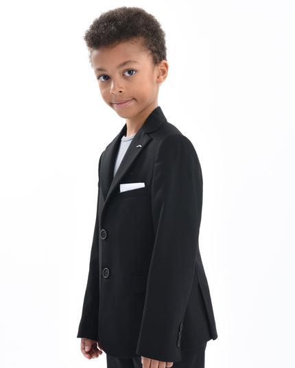 kids-atelier-moustache-kid-boy-baby-black-twill-peak-lapel-blazer-22m20-black