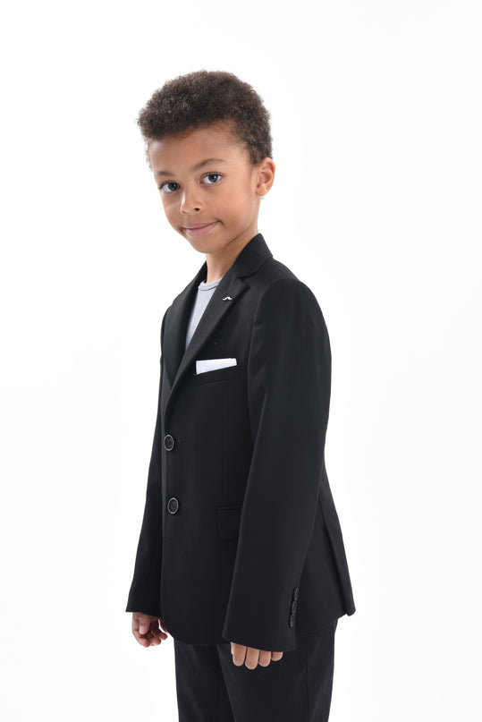 kids-atelier-moustache-kid-boy-baby-black-twill-peak-lapel-blazer-22m20-black