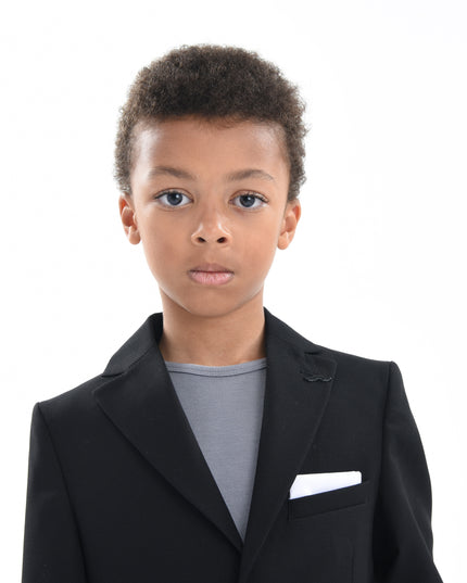 kids-atelier-moustache-kid-boy-baby-black-twill-peak-lapel-blazer-22m20-black