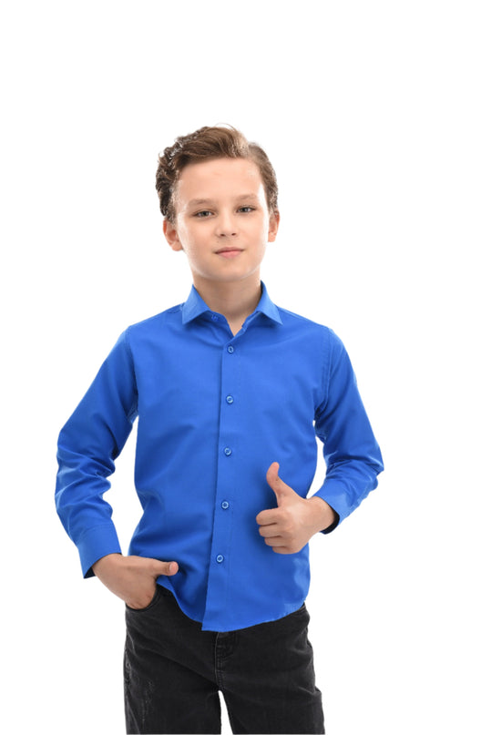 kids-atelier-moustache-baby-kid-boy-blue-solid-dress-shirt-22m06-night-blue