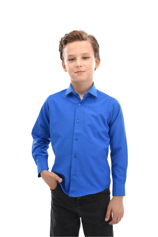 kids-atelier-moustache-baby-kid-boy-blue-solid-dress-shirt-22m06-night-blue