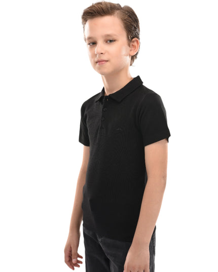 kids-atelier-moustache-kid-baby-boy-black-solid-logo-polo-320710-black