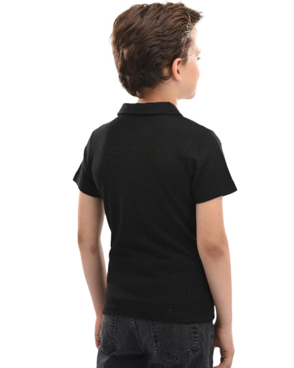 kids-atelier-moustache-kid-baby-boy-black-solid-logo-polo-320710-black