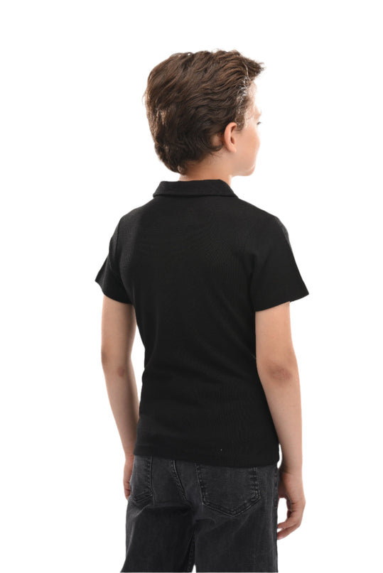 kids-atelier-moustache-kid-baby-boy-black-solid-logo-polo-320710-black