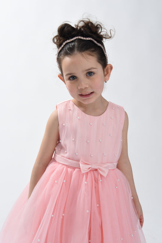 kids-atelier-tulleen-kid-girl-peach-pearl-bow-tulle-dress-tar03-peach