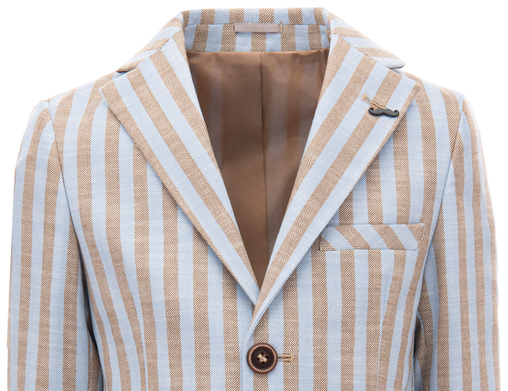 kids-atelier-moustache-kid-boy-baby-beige-striped-peak-lapel-blazer-23m03-beige-blue