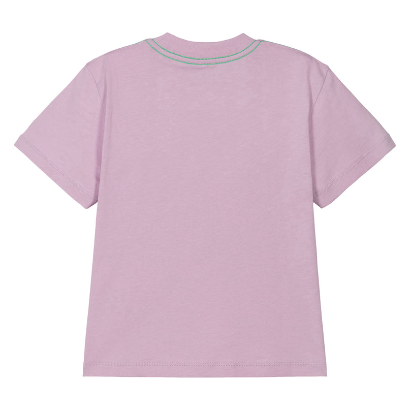 Pink Logo Dot Print T-Shirt