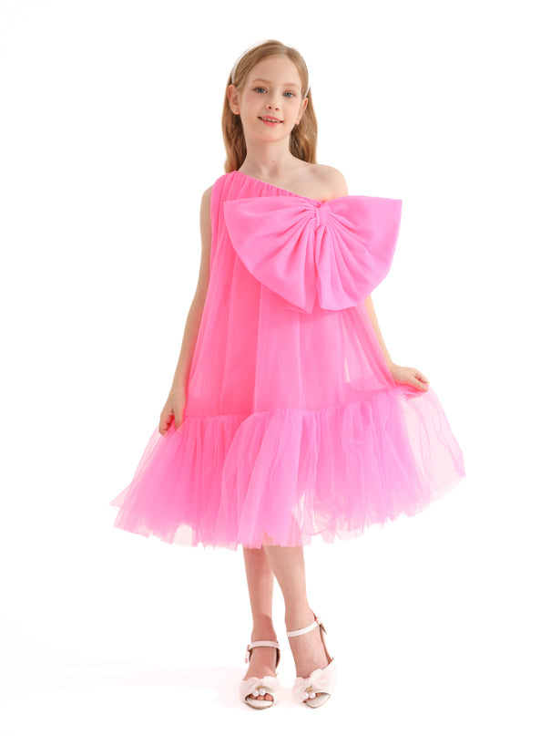 kids-atelier-tulleen-kid-girl-pink-maggi-neon-bow-tulle-dress-t-3002-neon-pink