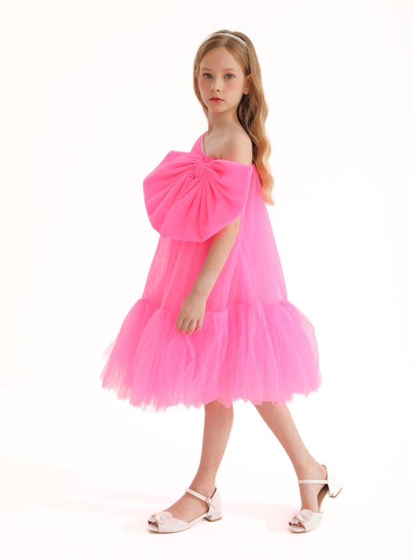 kids-atelier-tulleen-kid-girl-pink-maggi-neon-bow-tulle-dress-t-3002-neon-pink