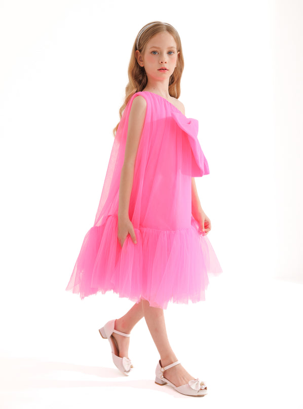 kids-atelier-tulleen-kid-girl-pink-maggi-neon-bow-tulle-dress-t-3002-neon-pink