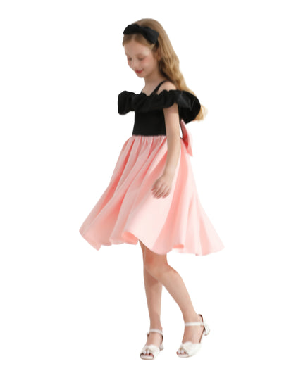 Pink Marbella Summer Bow Dress