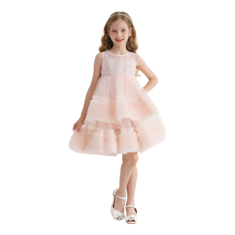 Pink Sweetberry Sleeveless Bubble Dress