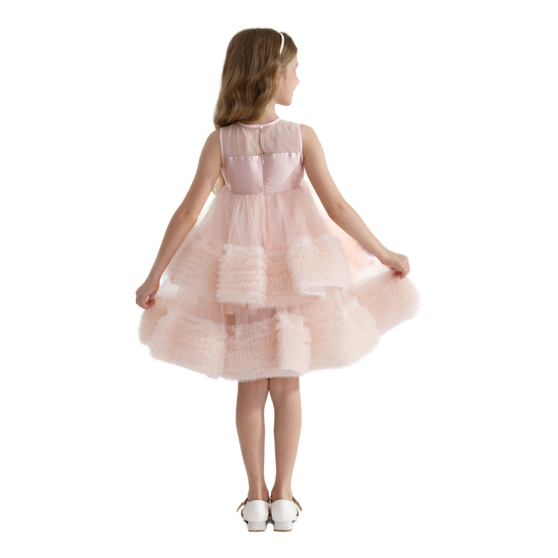 Pink Sweetberry Sleeveless Bubble Dress