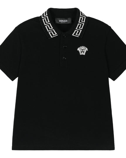 Black Logo Polo