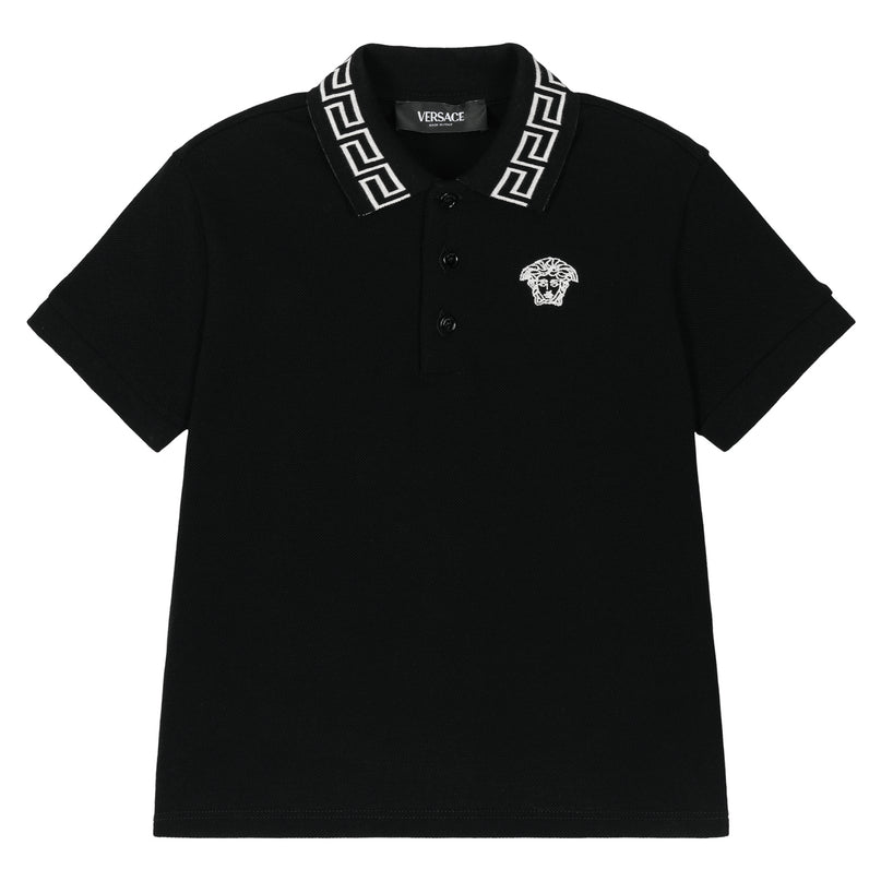 Black Logo Polo