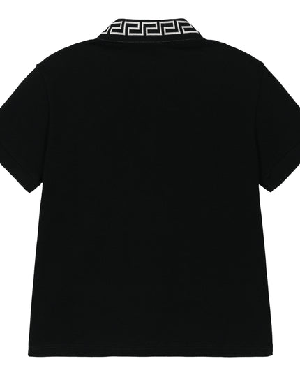 Black Logo Polo