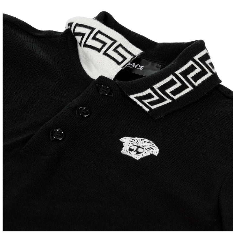 Black Logo Polo