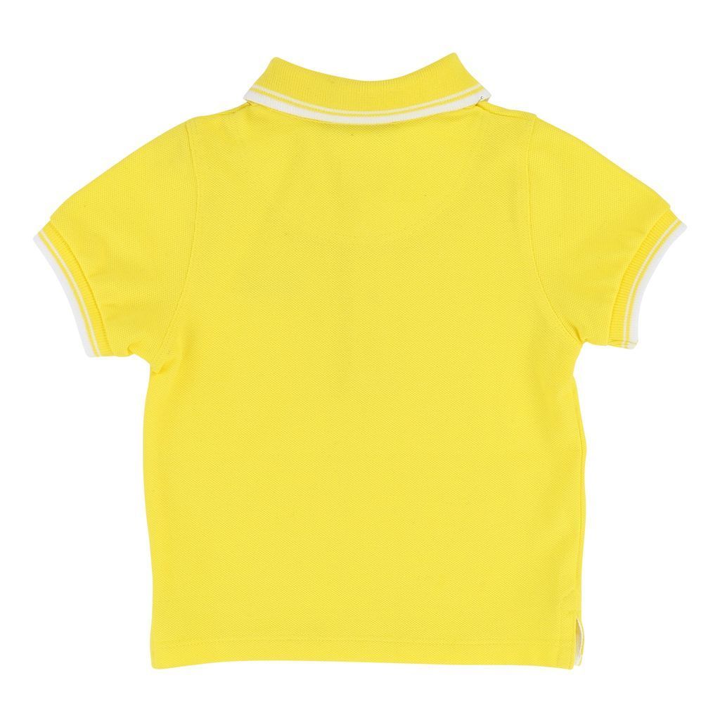 Boss Yellow Polo T-Shirt-Polo-BOSS-kids atelier