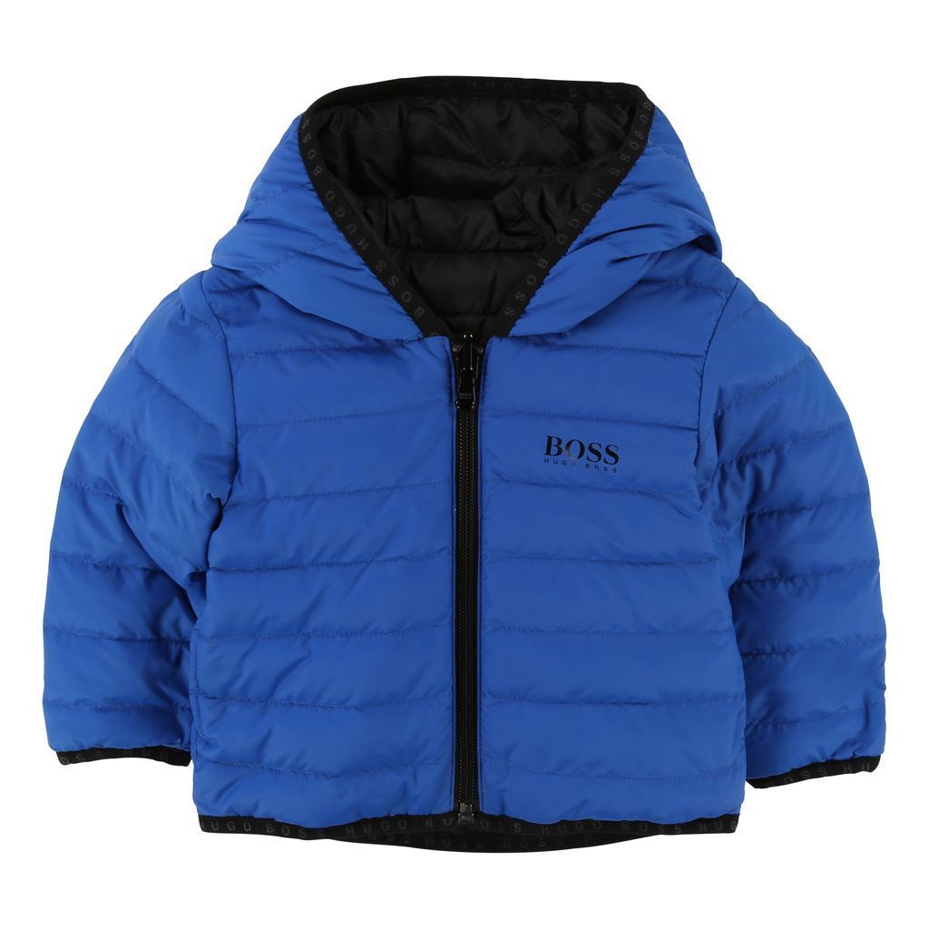 Boss Electric Blue Puffer Jacket - kids atelier